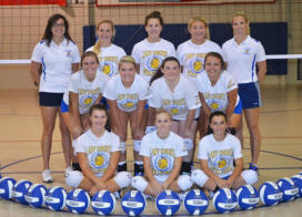 DCC girls volleyball team