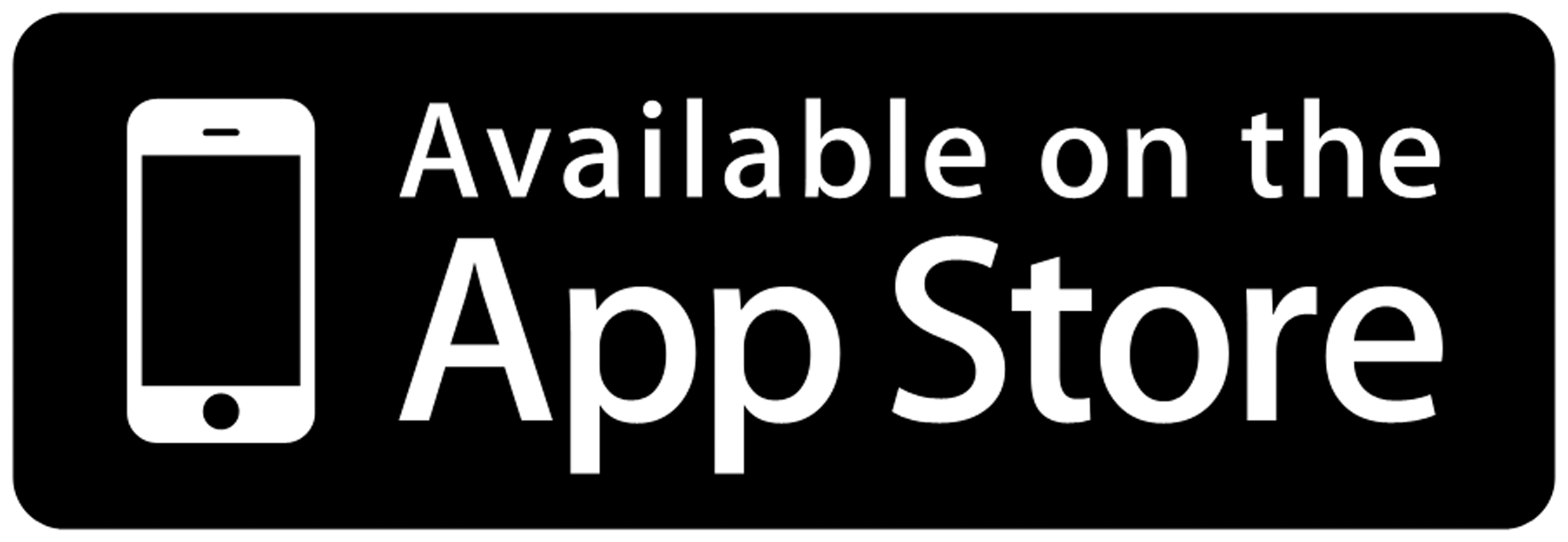 available on the app store button